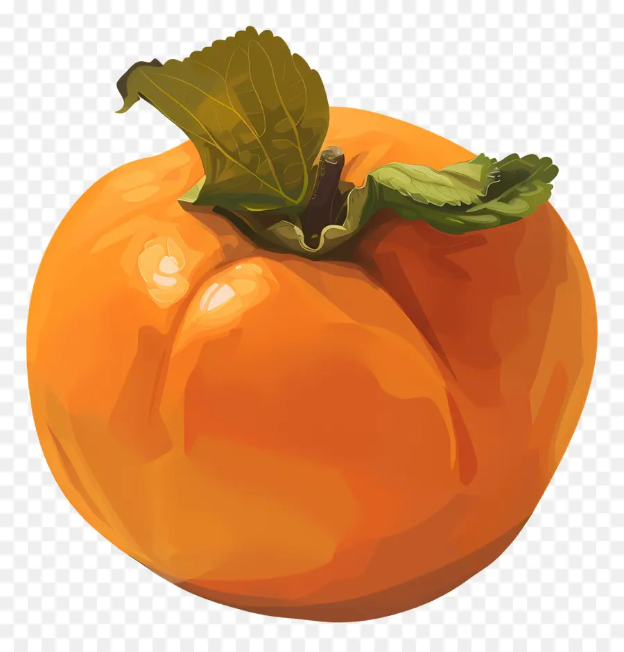 البرسيمون，فاكهة البرتقال PNG