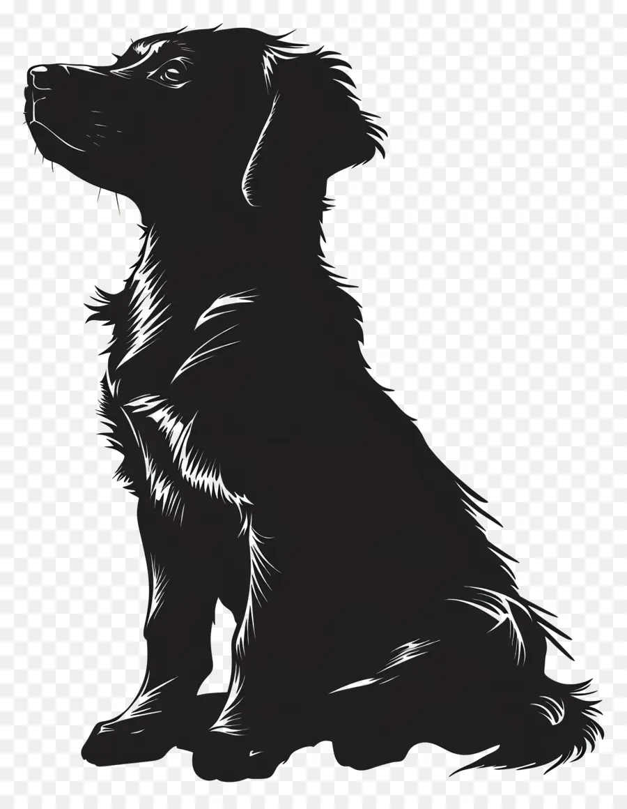 الكلب خيال，صورة ظلية صغيرة للكلب PNG