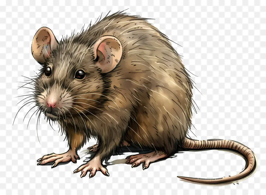 الفئران，الفأر البني PNG