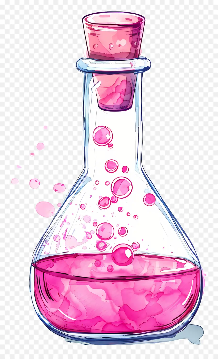 قارورة زجاجية，كوب الزجاج الوردي PNG