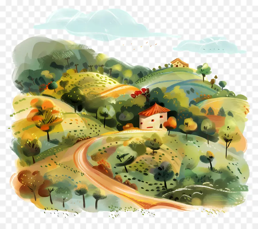 الأرض，الرسم الريفي PNG