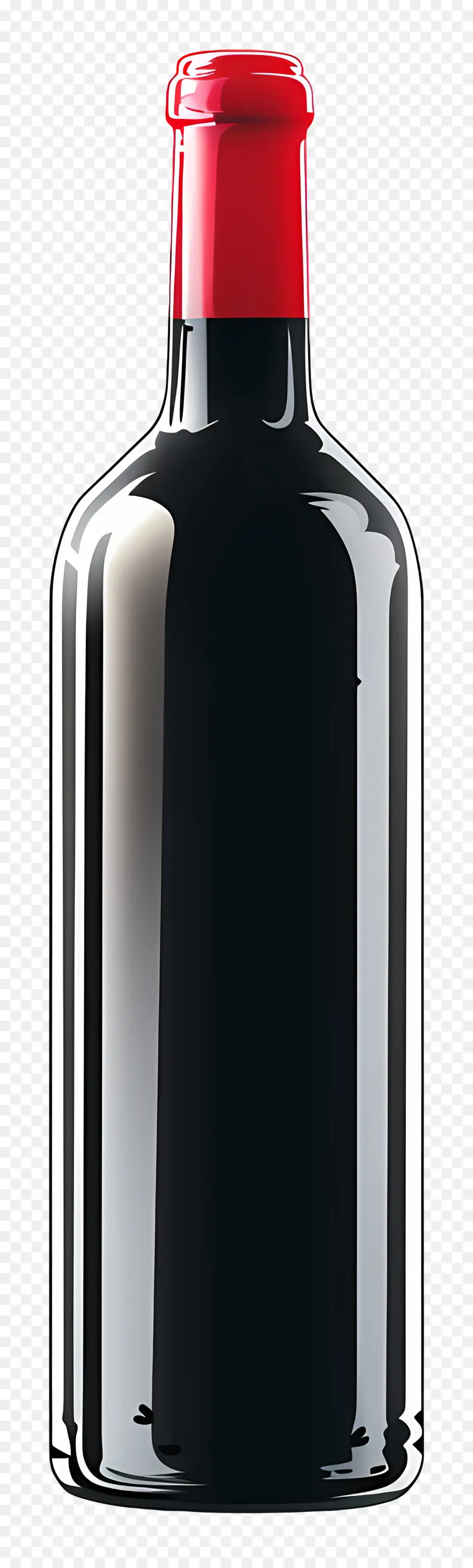 زجاجة النبيذ，زجاجة سوداء PNG