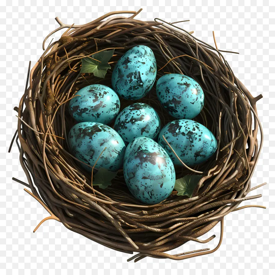 بيض الطيور，بيض الفيروز الأزرق PNG