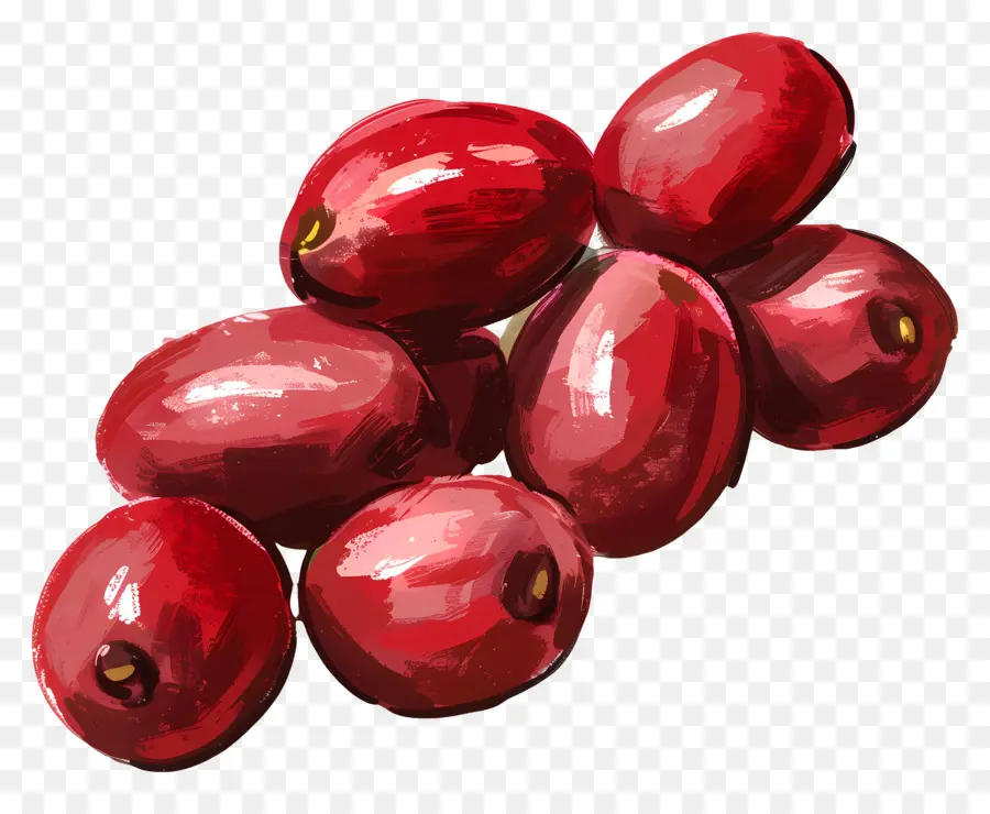 حبوب البن，العنب الأحمر PNG