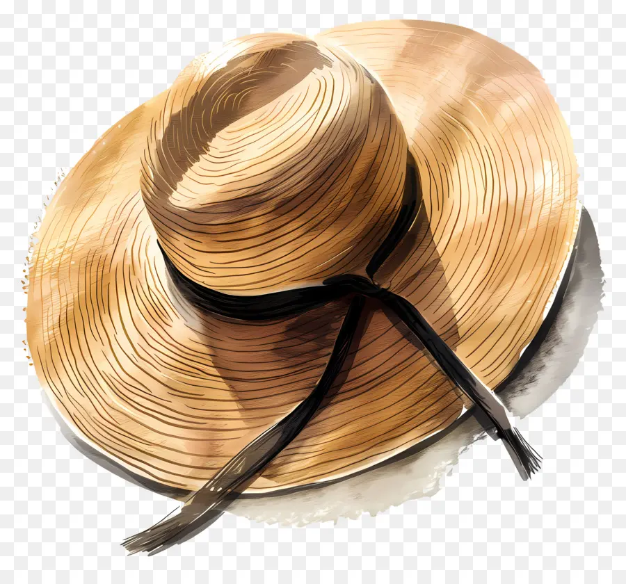 باميلا قبعة，قبعة القش PNG