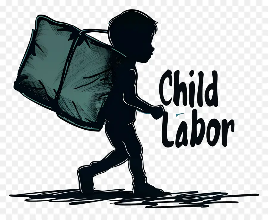 اليوم العالمي ضد عمل الأطفال，الحمل الثقيل PNG