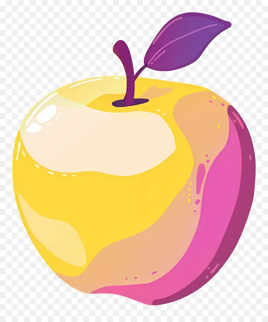 أبل，التفاح الأصفر PNG