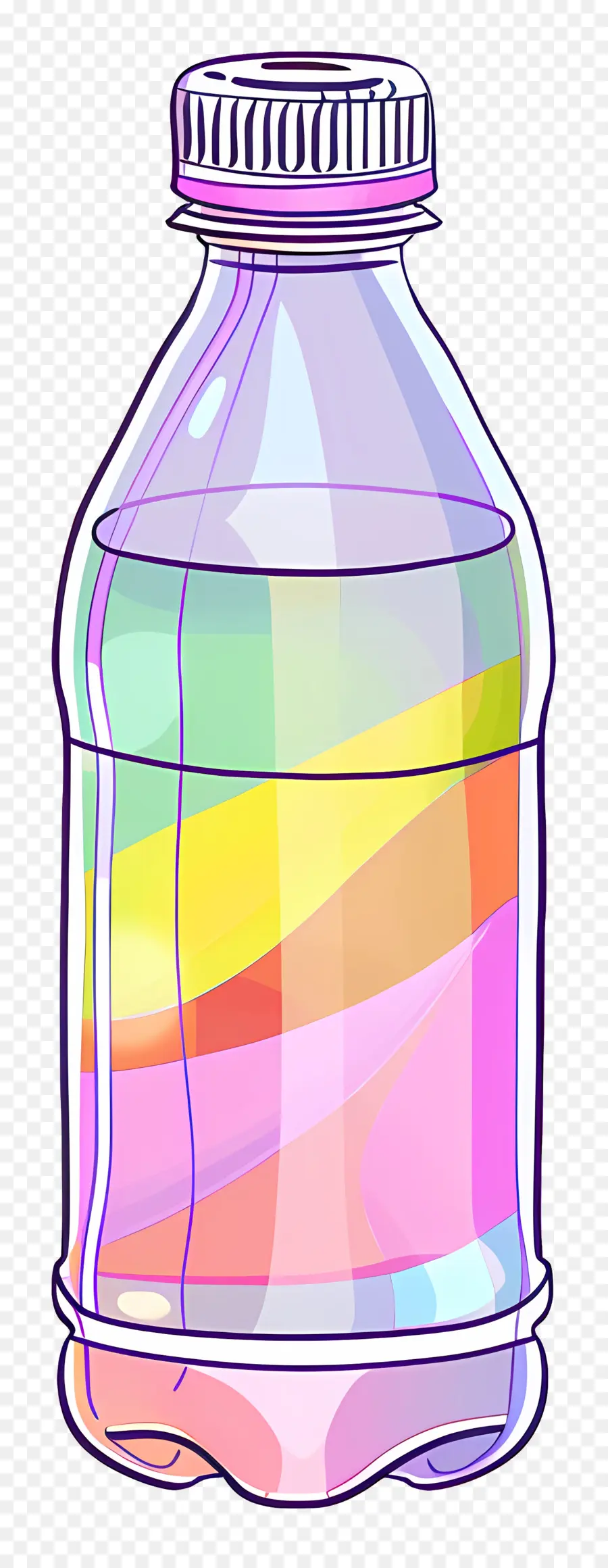 زجاجة من البلاستيك，زجاجة بلاستيكية شفافة PNG