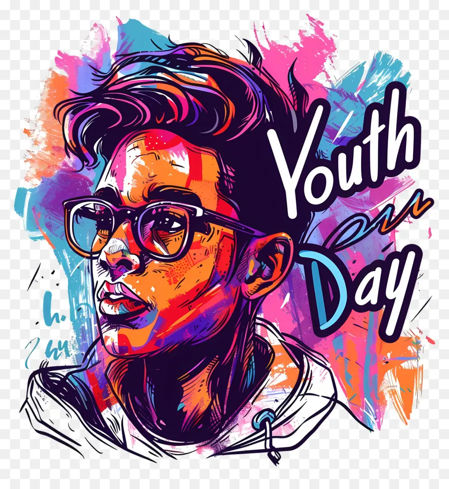 يوم الشباب الدولي，اللوحة الرقمية PNG