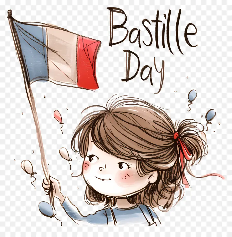 يوم الباستيل，العلم الفرنسي PNG