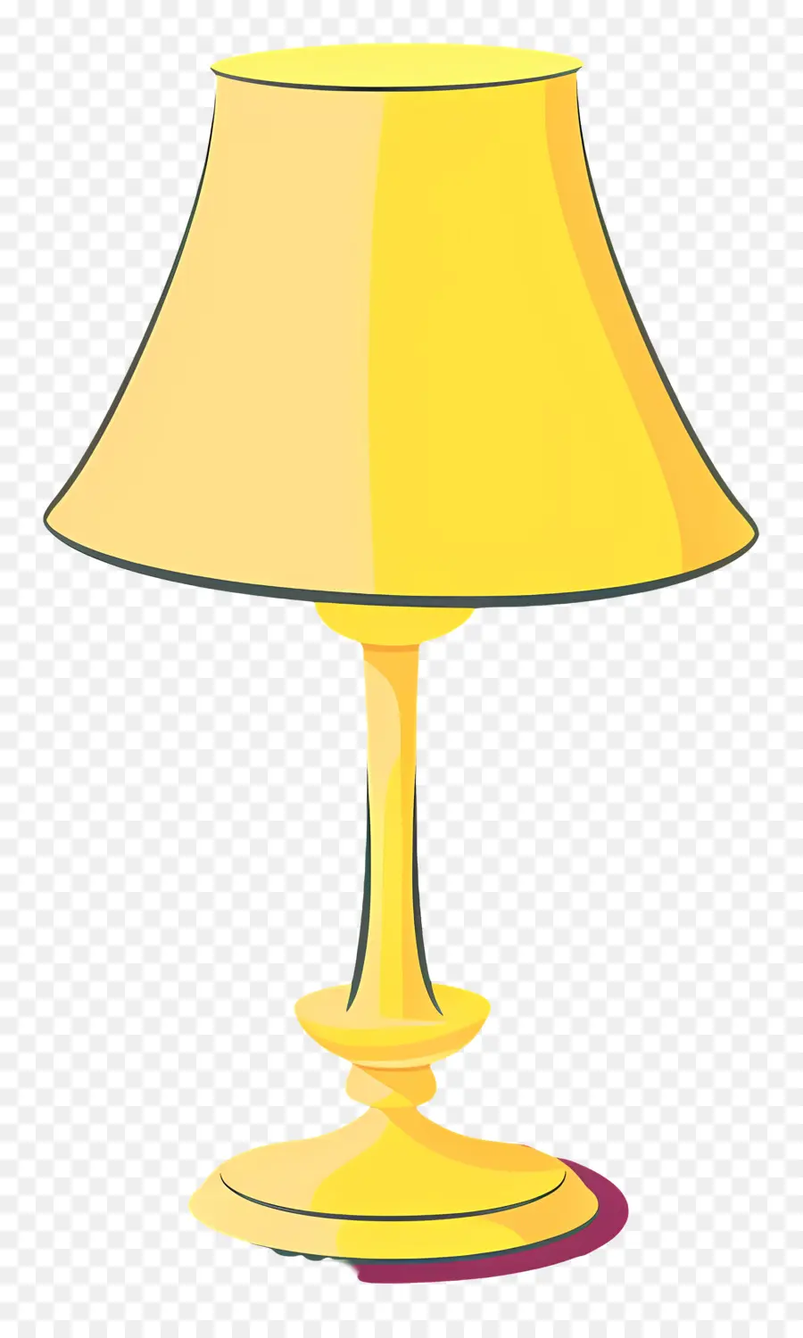 مصباح，مصباح الجدول الأصفر PNG