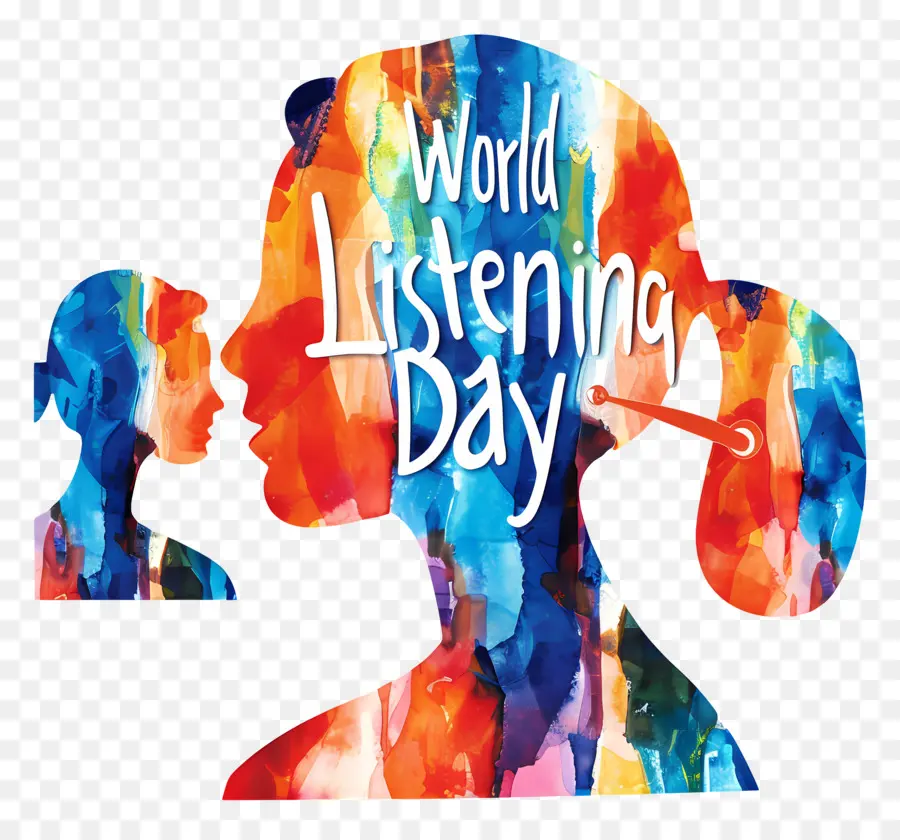 يوم الاستماع العالمي，قوس قزح PNG