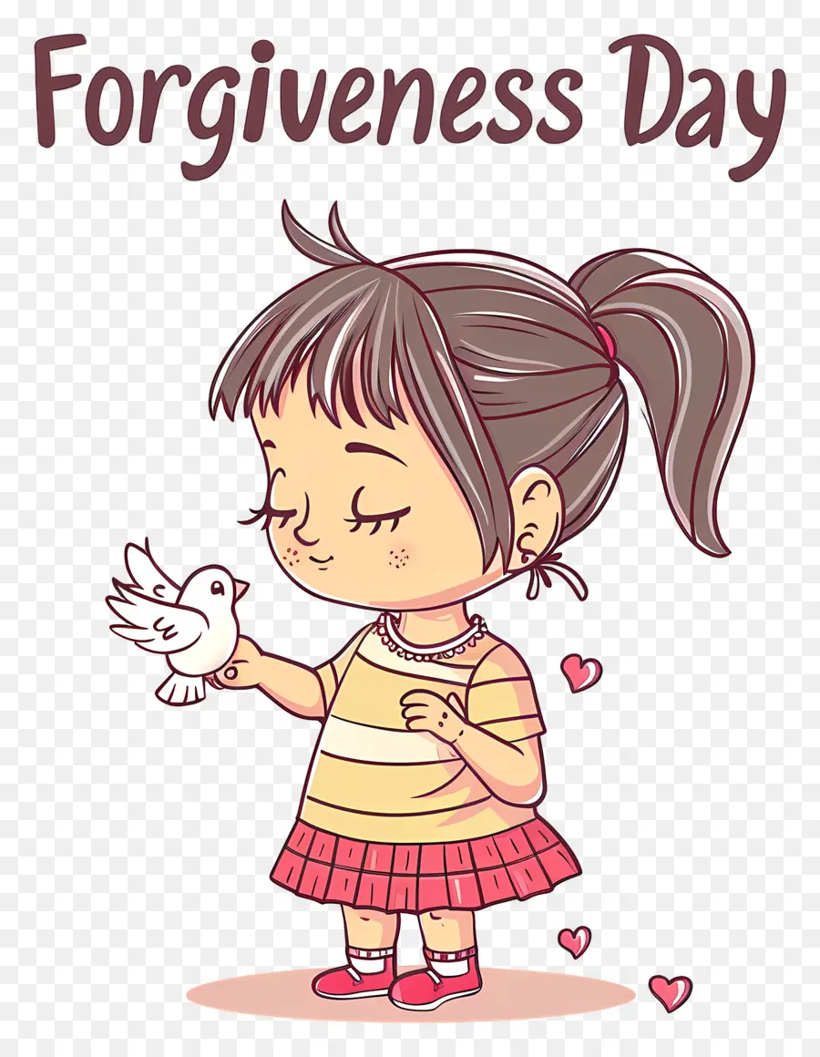 يوم المغفرة العالمي，فتاة صغيرة PNG
