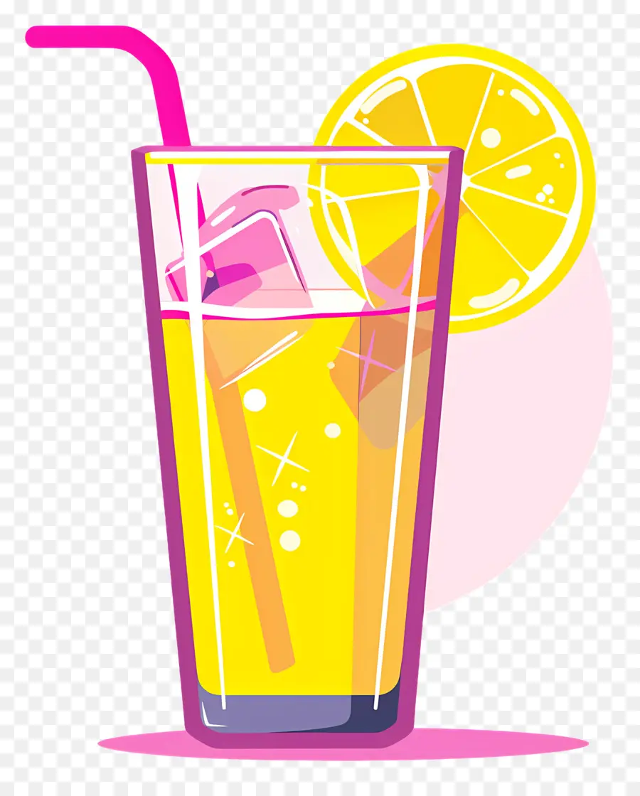 عصير الليمون，مشروب أصفر PNG