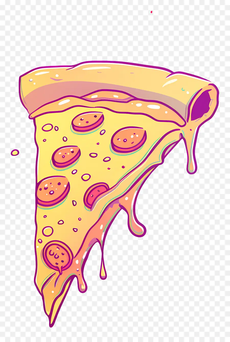 البيتزا，شريحة البيتزا PNG