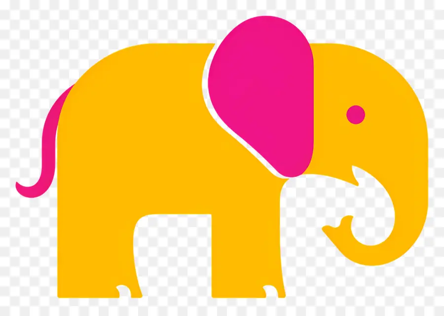 الفيل，الأصفر الفيل PNG
