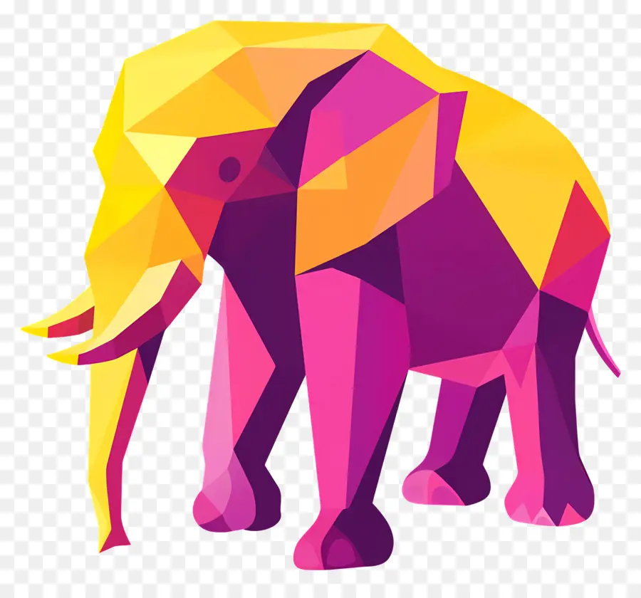 الفيل，الفيل الوردي PNG