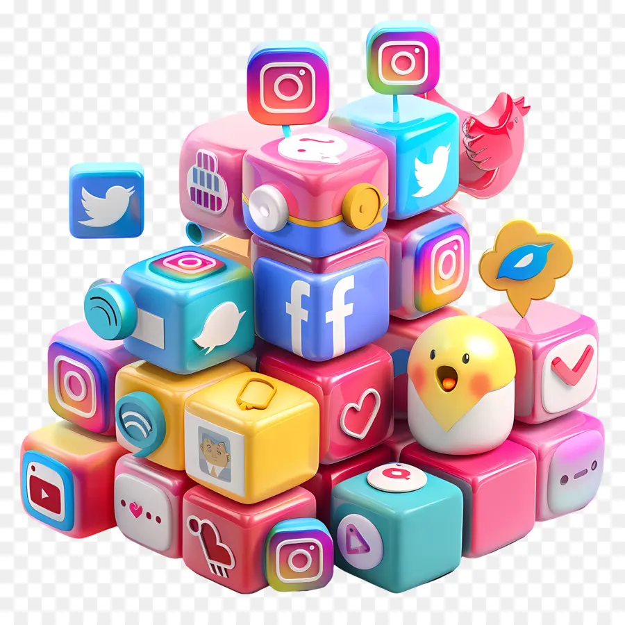 وسائل الاعلام الاجتماعية اليوم，الرموز وسائل الاعلام الاجتماعية PNG