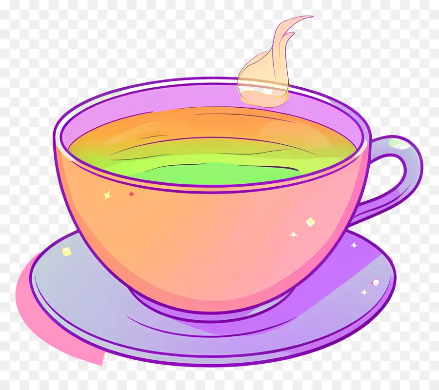 كأس الشاي，الشاي PNG