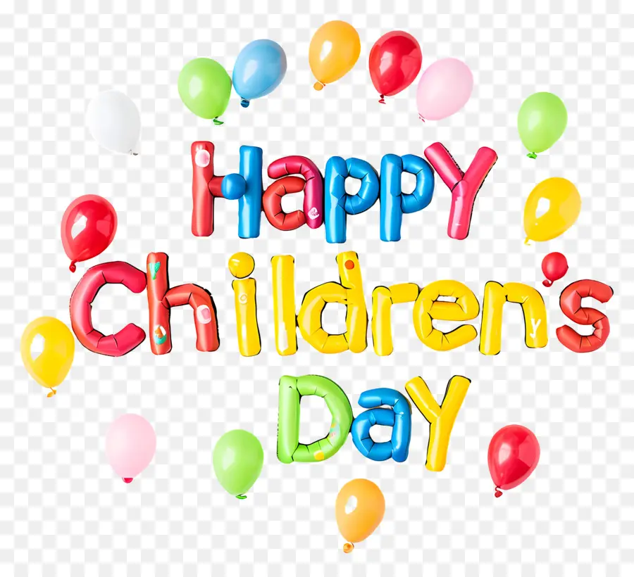 سعيد أطفال اليوم，البالونات PNG