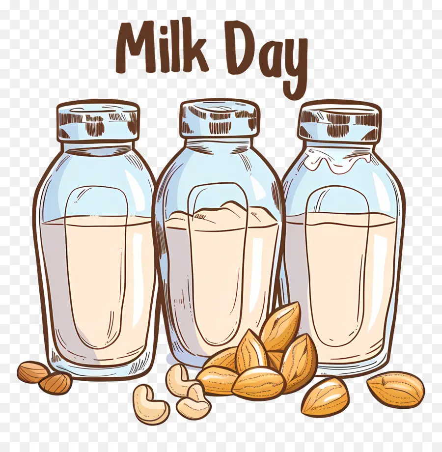 يوم الحليب النباتي العالمي，المكسرات PNG