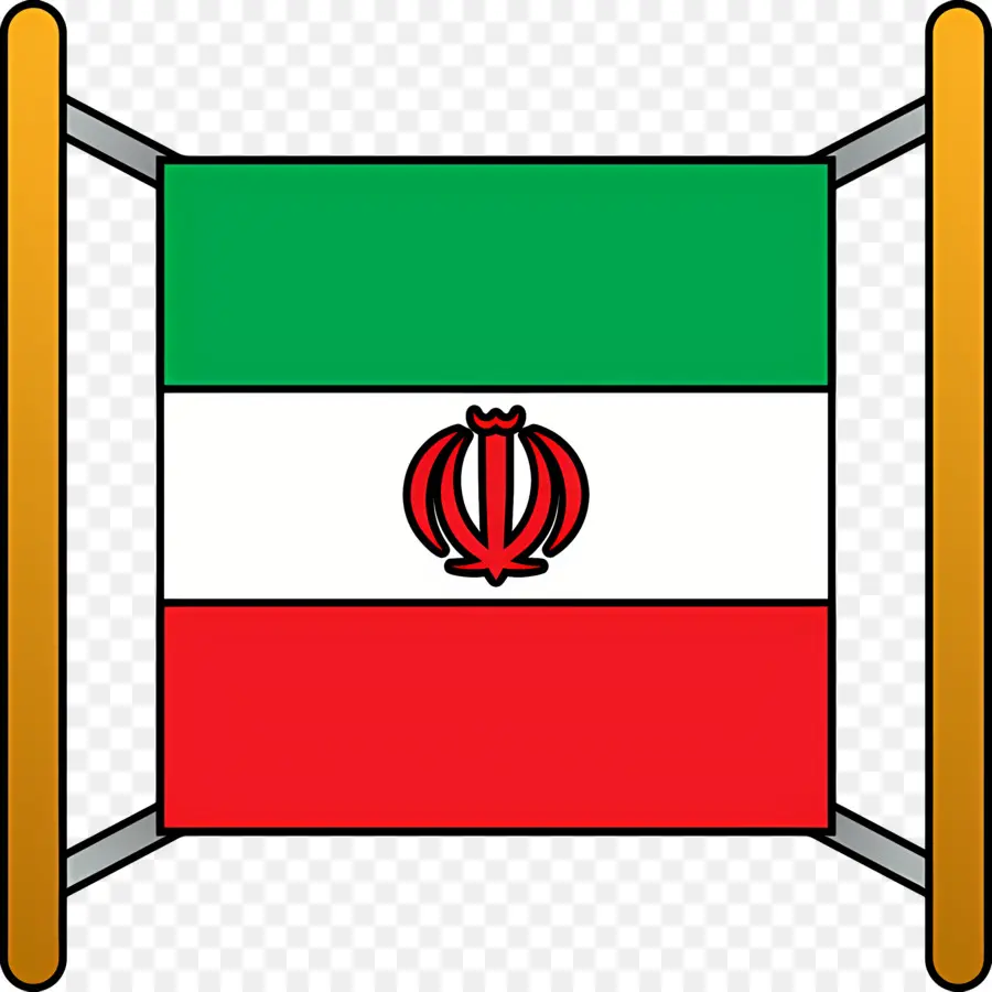 إيران العلم，إيران PNG