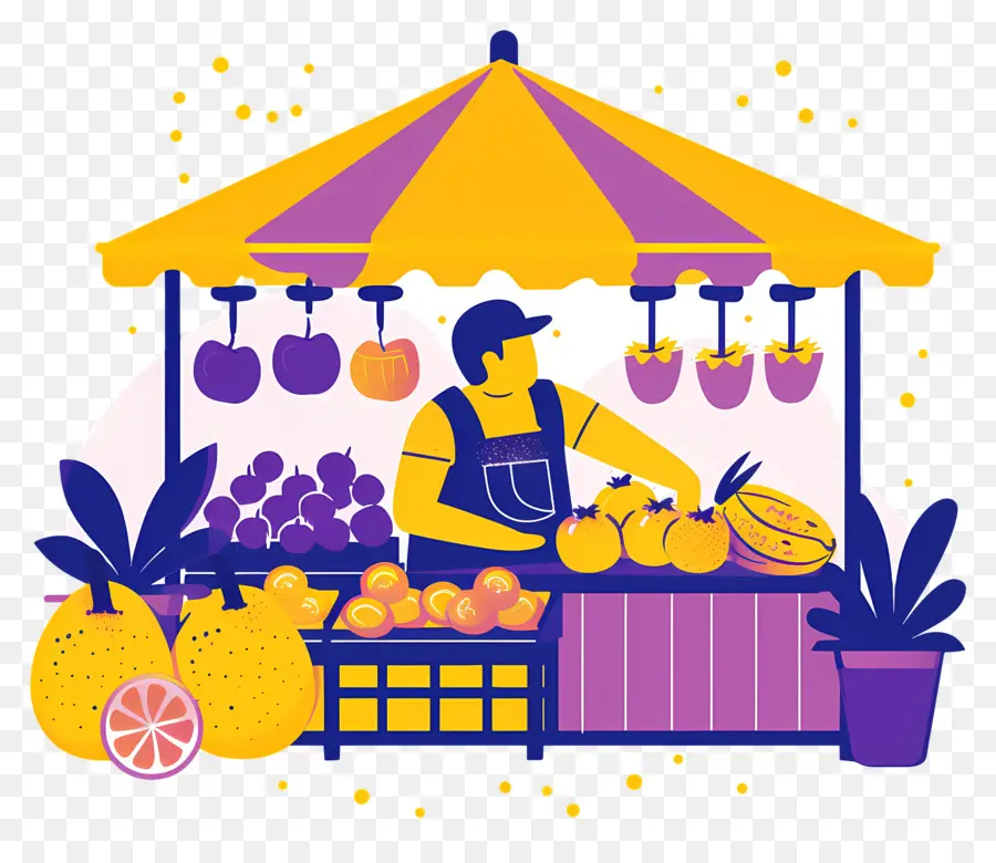 سوق المزارعين，الفاكهة PNG