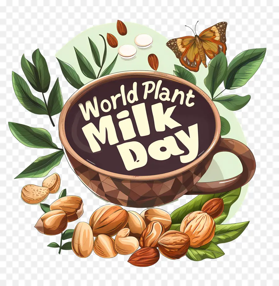 يوم الحليب النباتي العالمي，الحليب النبات PNG