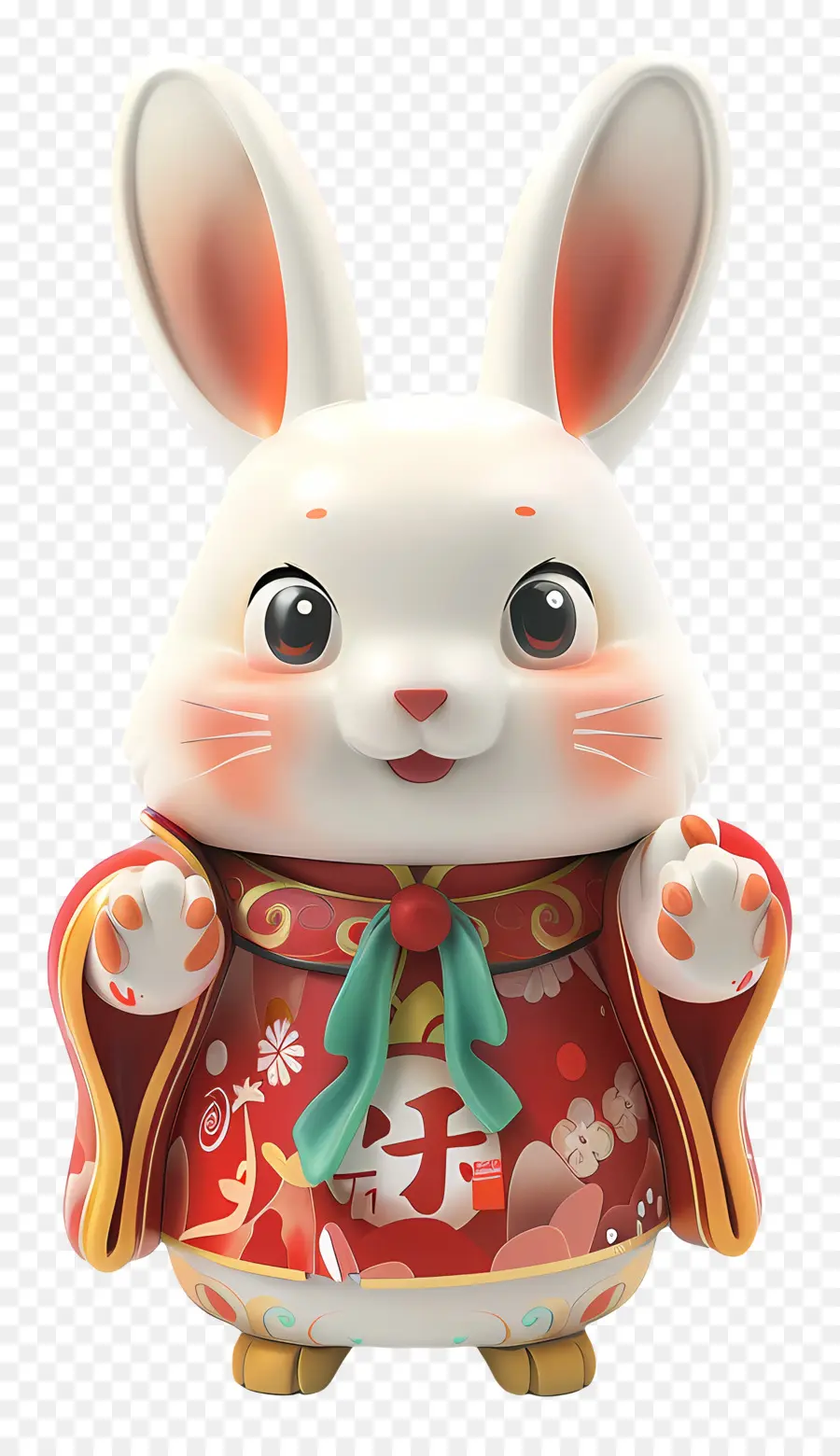 البروج الصينية，الأرنب الأبيض PNG
