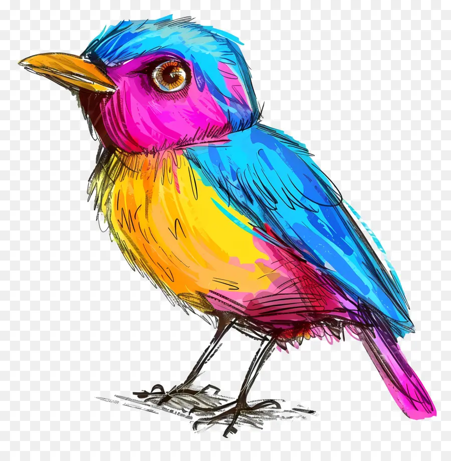 الطيور，الطيور الملونة PNG