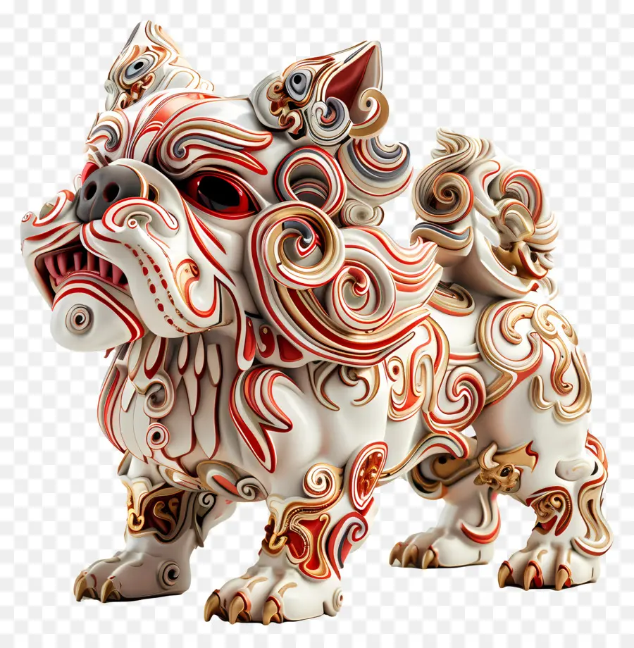 البروج الصينية，تمثال الكلب الصيني PNG