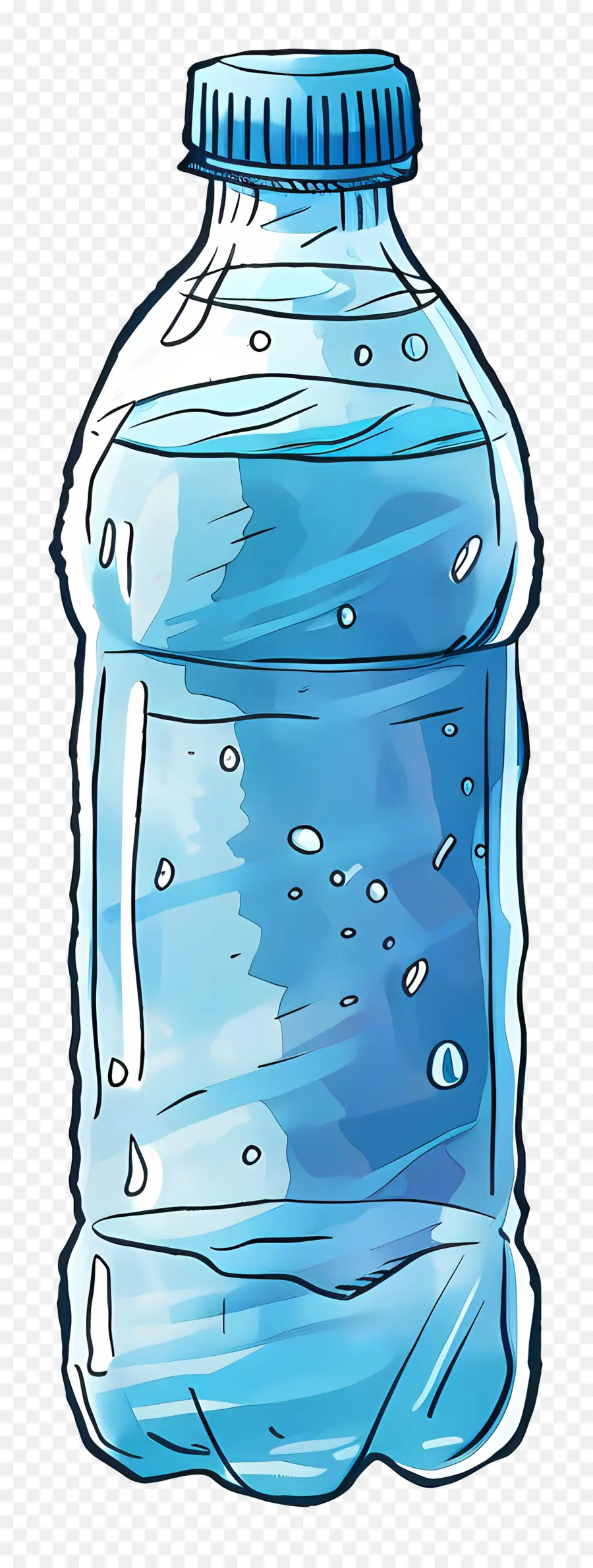 زجاجة من الماء，زجاجة من البلاستيك PNG