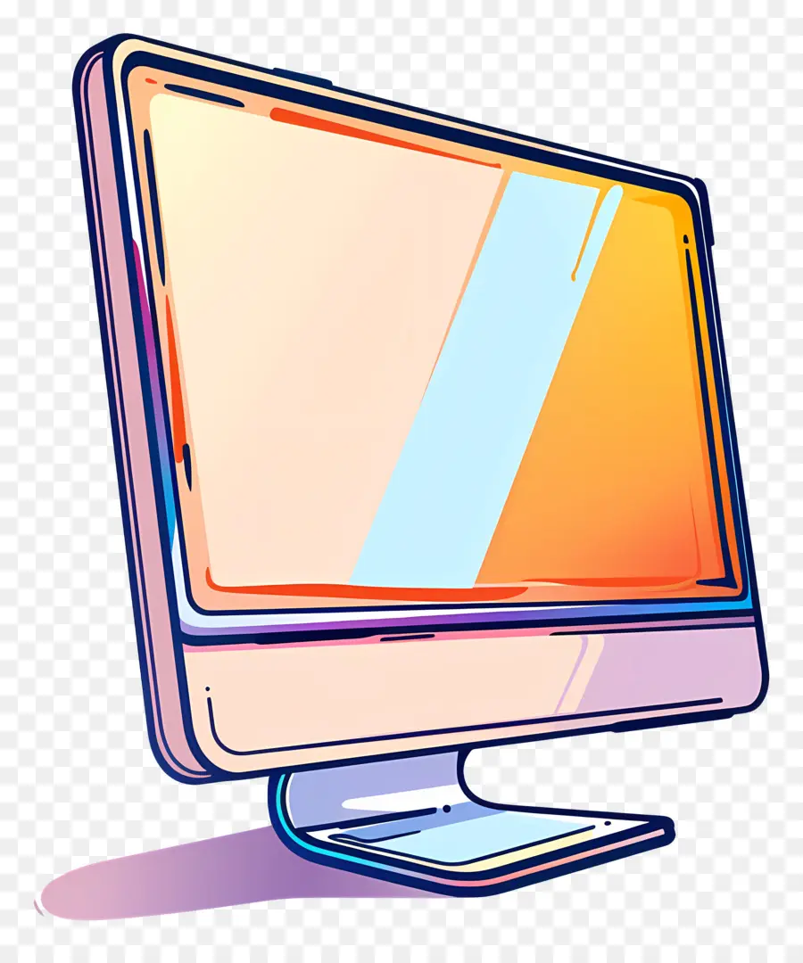 شاشة الكمبيوتر，شاشة مسطحة PNG