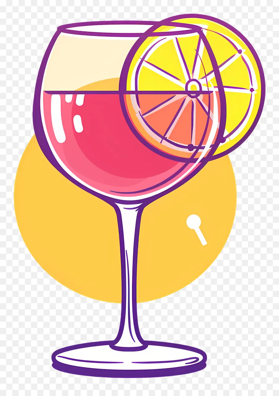 الكحول，النبيذ الوردي PNG