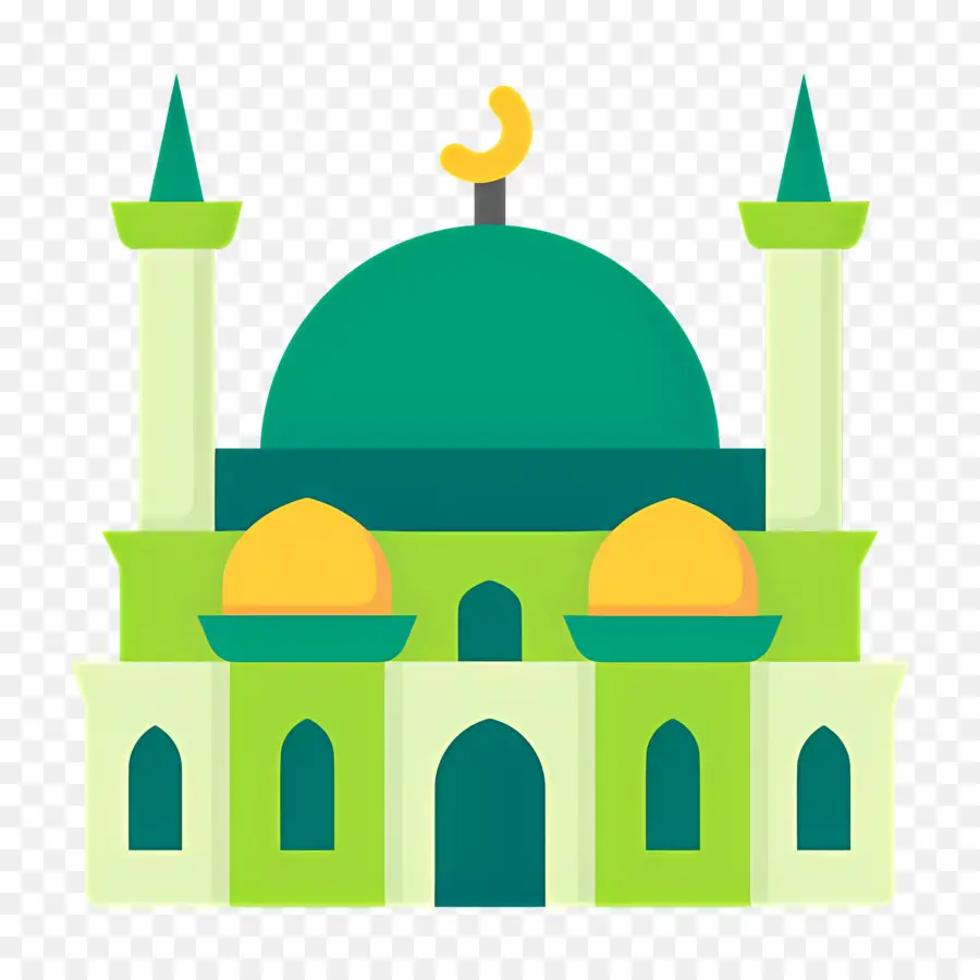 مسجد，المسجد الأخضر PNG