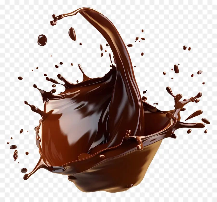 الشوكولاته السائلة，فوندو الشوكولاته PNG