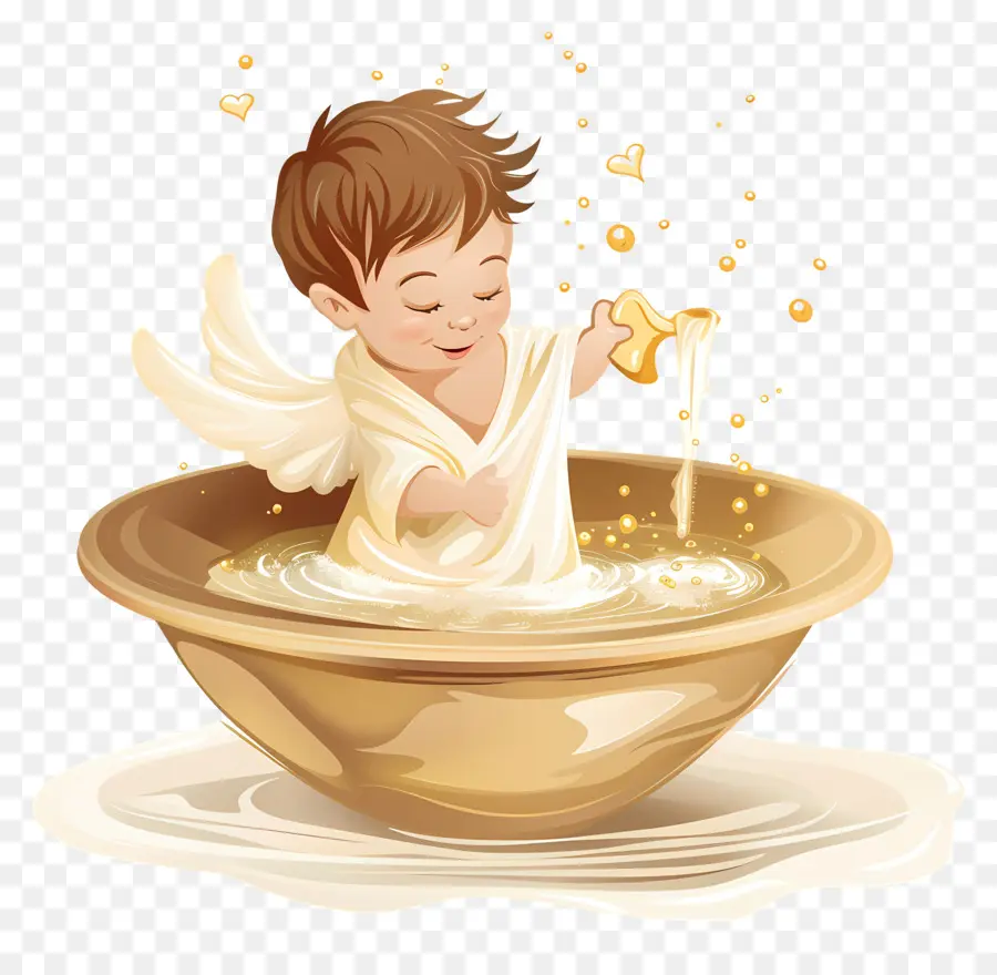 المعمودية，الطفل الملاك PNG