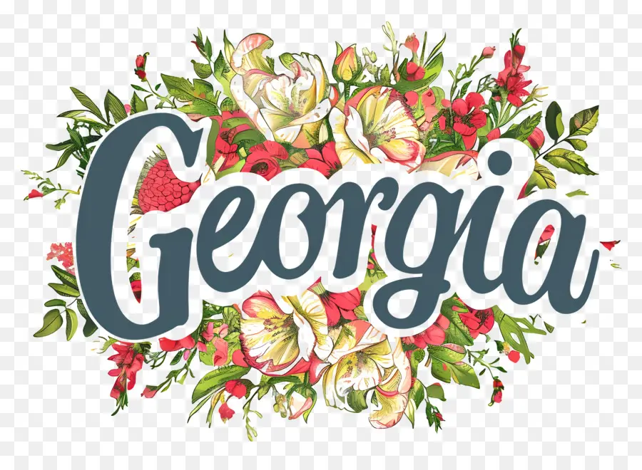 جورجيا，الزهور PNG