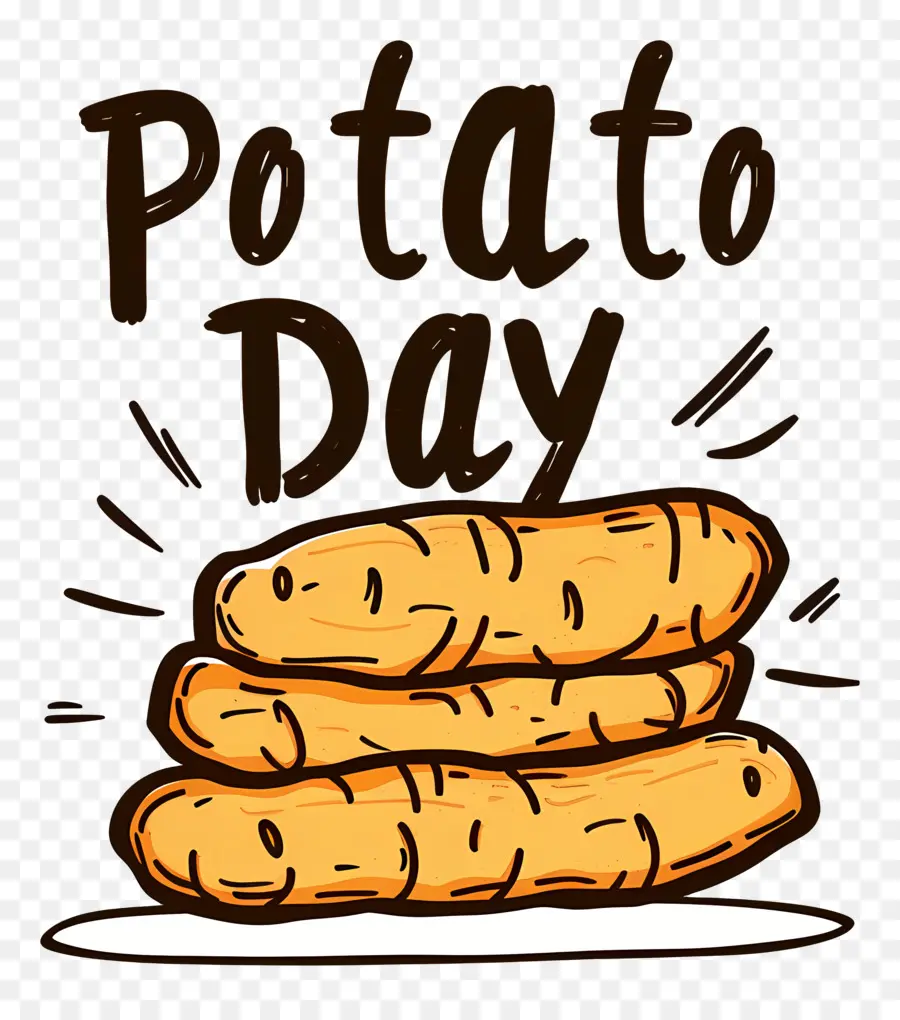 يوم البطاطس，وصفات البطاطا PNG