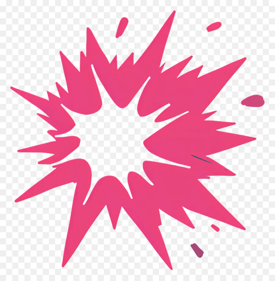 كرة النار الوردية，انفجار وردي PNG