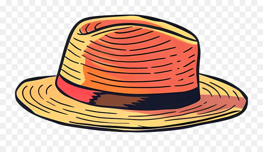 لطيف قبعة，قبعة القش PNG