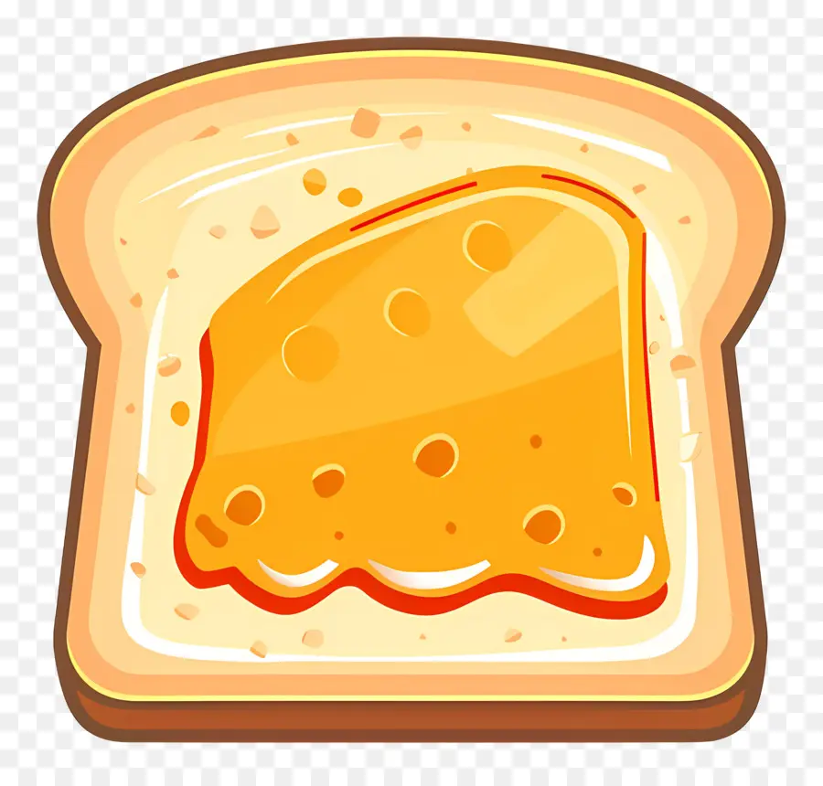 الخبز المحمص，الجبن المحمص PNG