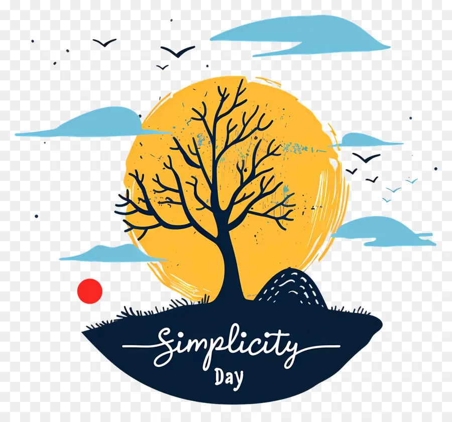 يوم البساطة，شجرة PNG