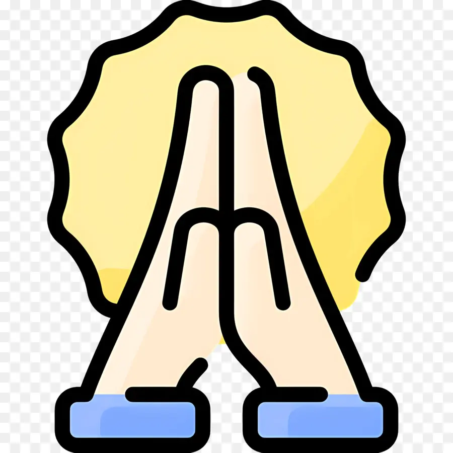 الصلاة اليدين，إيماءات اليد PNG
