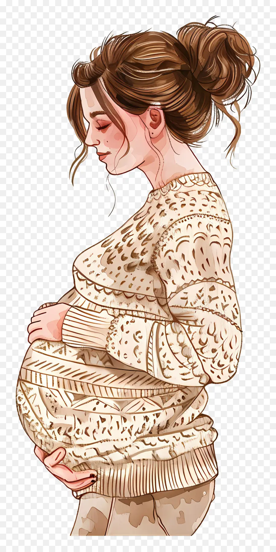 المرأة الحامل，الحمل PNG
