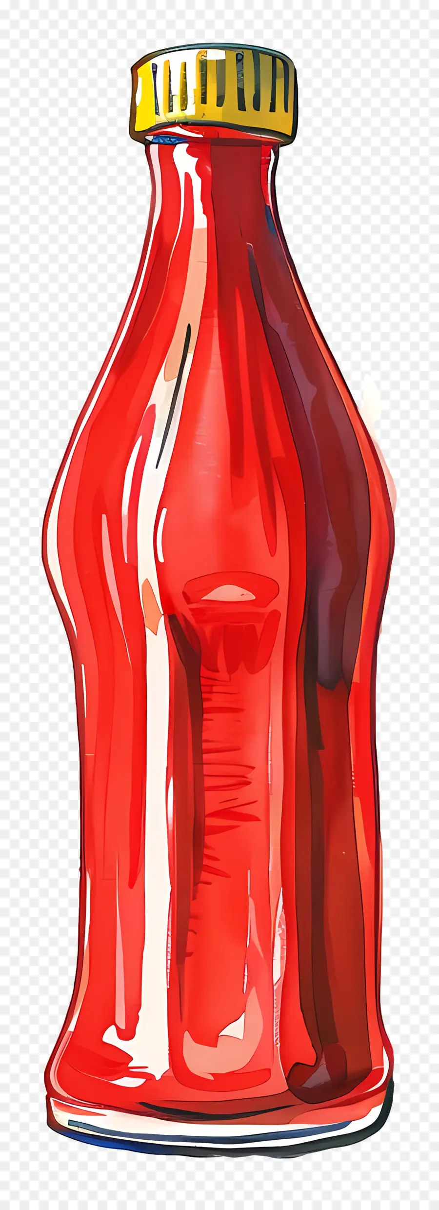 زجاجة الكاتشب，زجاجة زجاجية حمراء PNG