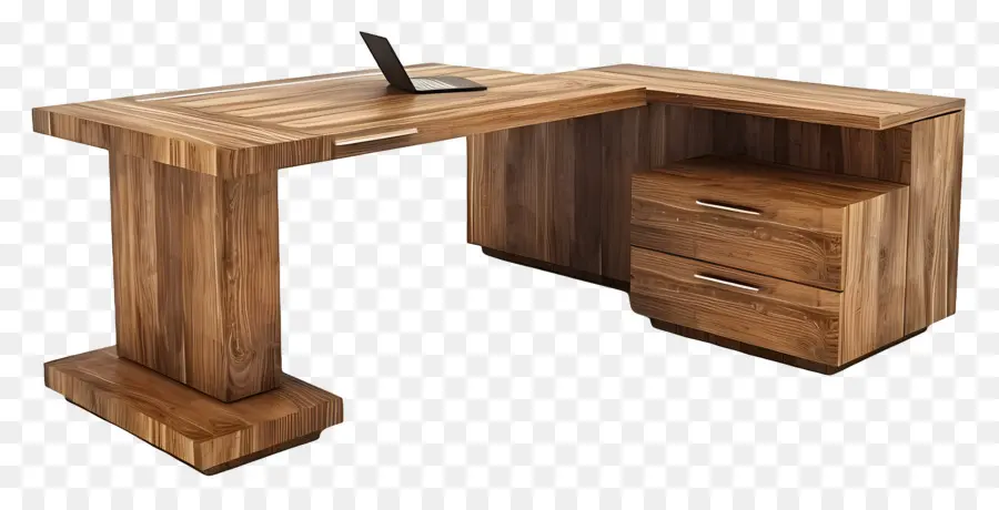 مكتب，خشبية PNG