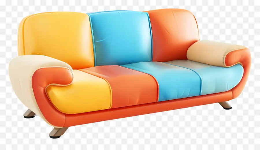أريكة，أريكة ملونة PNG