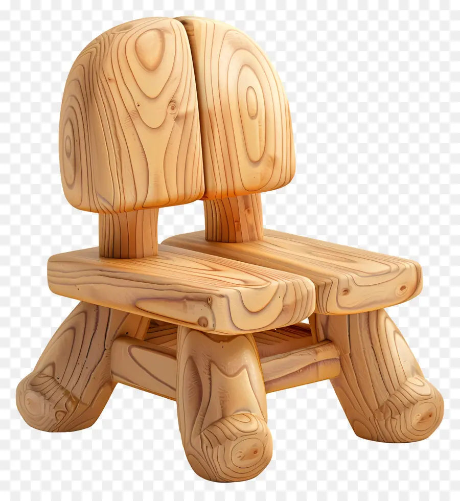 كرسي خشبي，مقعد مربع PNG