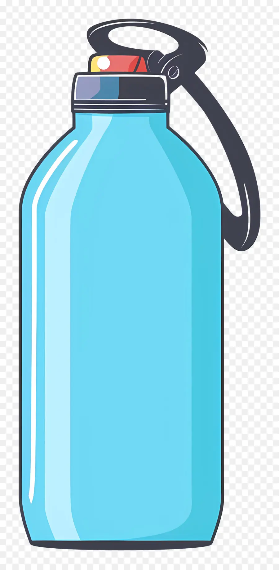 المياه زجاجة，زجاجة مياه زرقاء PNG